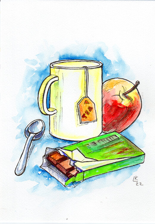 Tea and chocolate Lada Kholosho