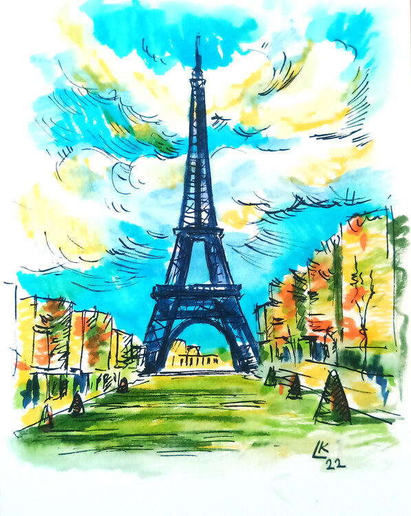 Eiffel Tower Lada Kholosho