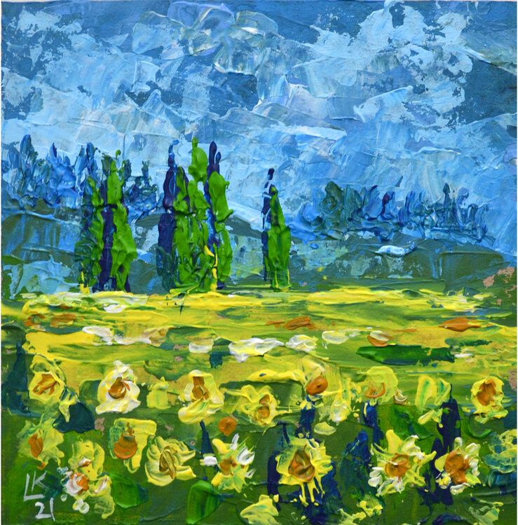 Sunflower field Lada Kholosho