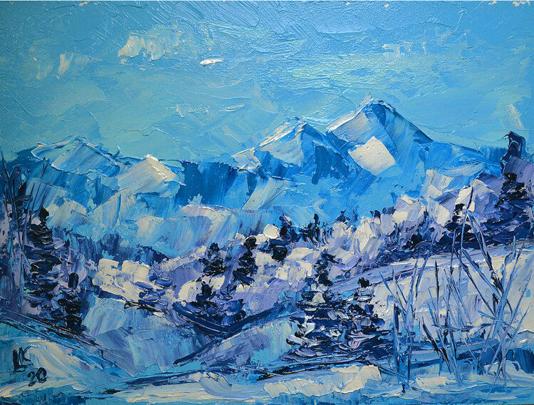 Winter mountains Lada Kholosho