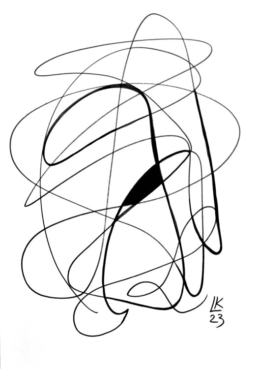 Minimalist graphic abstraction #1 Lada Kholosho