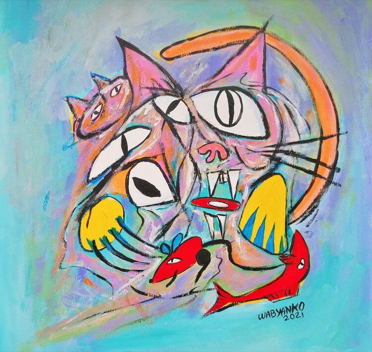 Chat chasseur Wabyanko