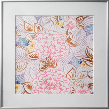 2 pivoines fond mauve Nathalie GENNESON TIRRELL