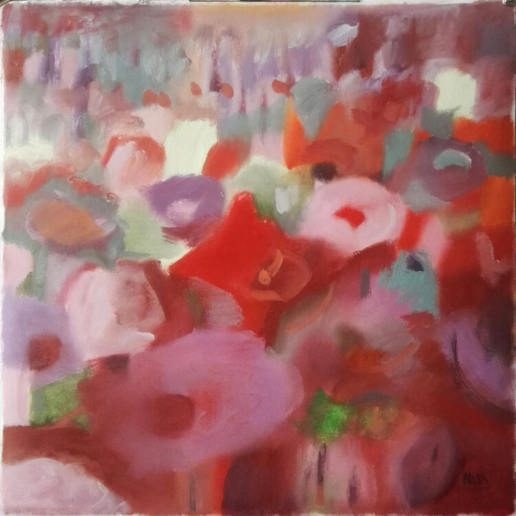 Prairie rouge B Nathalie GENNESON TIRRELL
