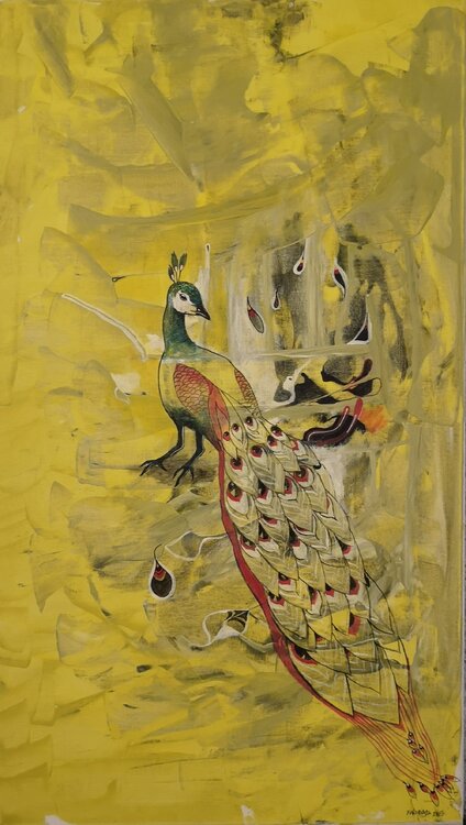 Le paon Jennifer Yologaza