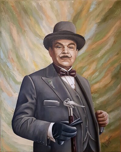 David Suchet as Hercule Poirot by Valerija Govorova (2019