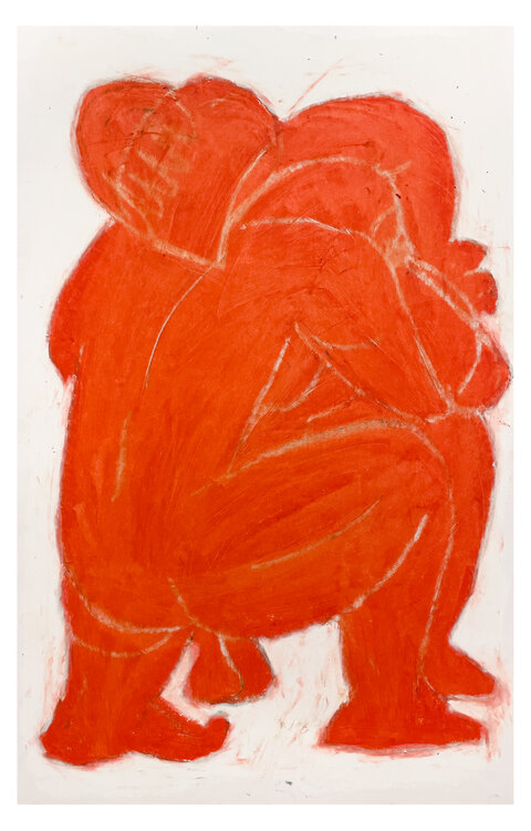 Monolithe rouge Alexandre Nguyen