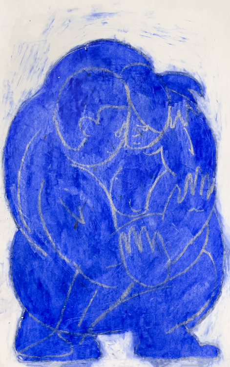 Monolithe bleu IV Alexandre Nguyen