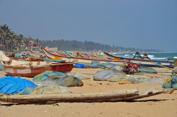 Bateaux de pêcheurs - MAMALLAPURAM / Inde Guylaine BISSON
