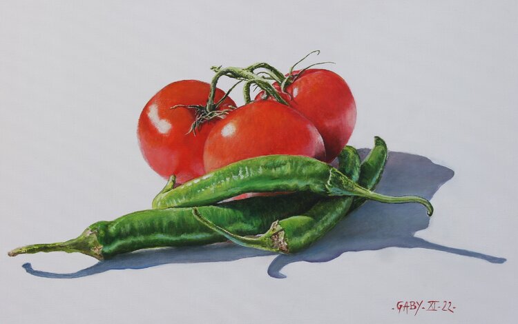 Piments et Tomates Pierre-Jean Gaby