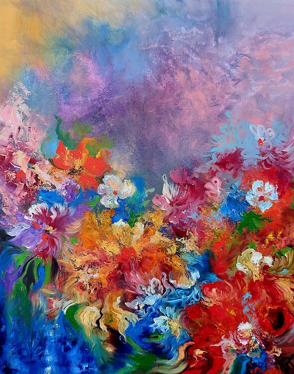 The birth of Spring Margarita Akhmetgaleeva