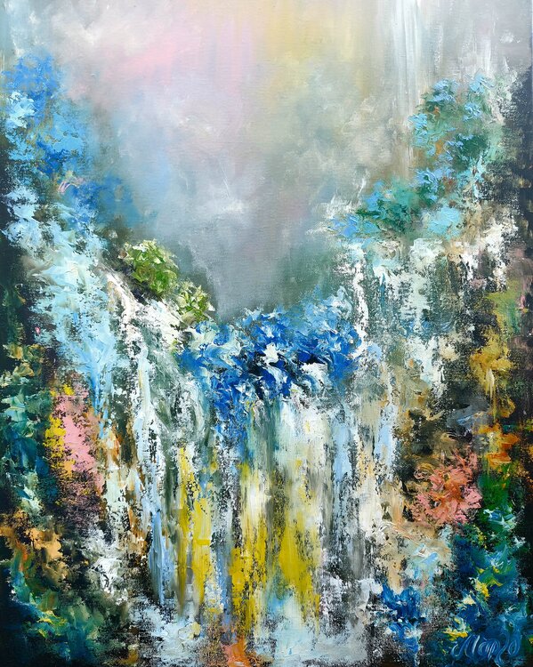 The pure power of a waterfall Margarita Akhmetgaleeva