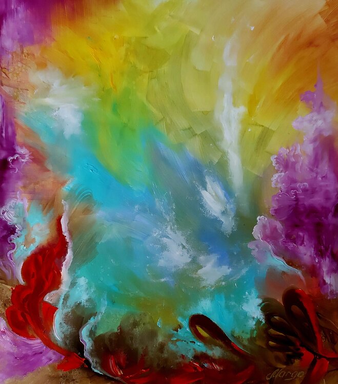 ,,Happiness wakes up'' Margarita Akhmetgaleeva