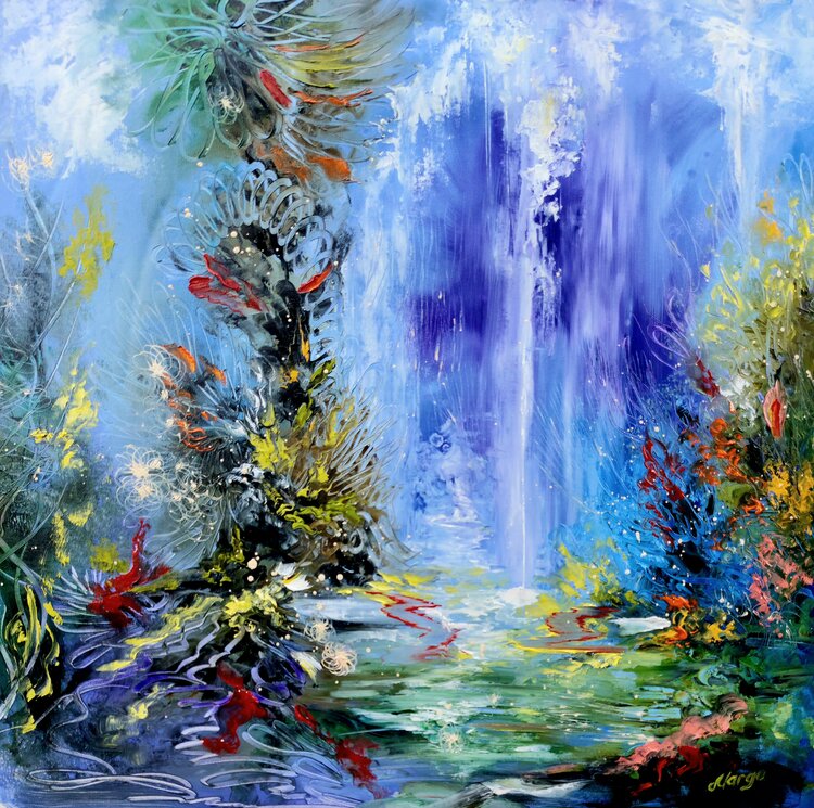 Heavenly waterfall Margarita Akhmetgaleeva