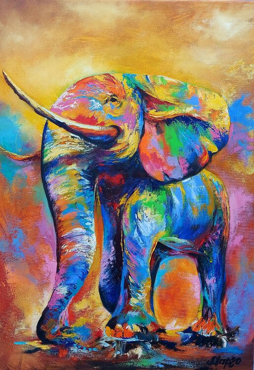 ,,Bright Elephant'' Margarita Akhmetgaleeva