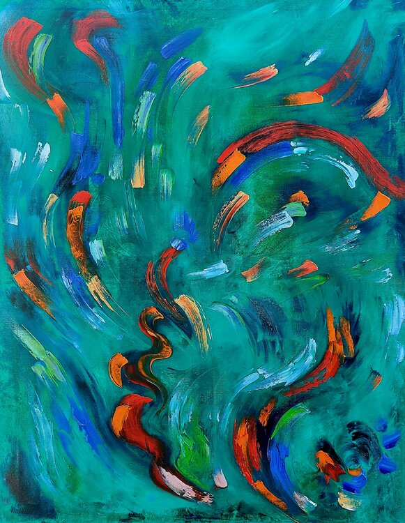 ,,Green Cheerful Mood'' Margarita Akhmetgaleeva