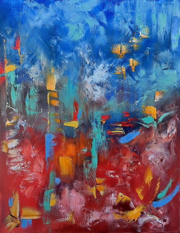 ,,After the rain Painting '' Margarita Akhmetgaleeva