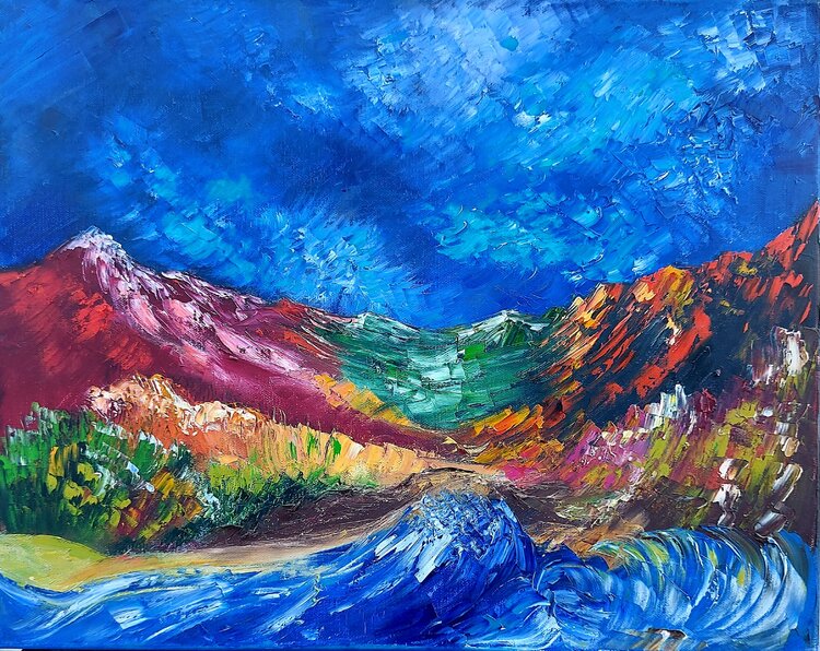 ,,Blue Sky'' Margarita Akhmetgaleeva