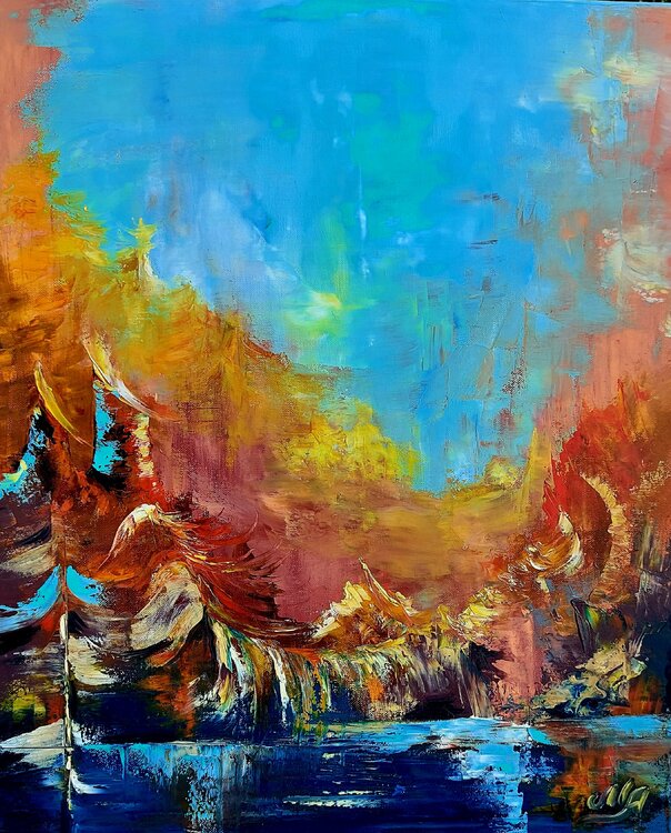 ,, Fiery energy of the mountains 