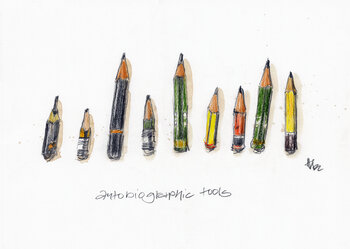 Pencil-Biography Helmut Kruse