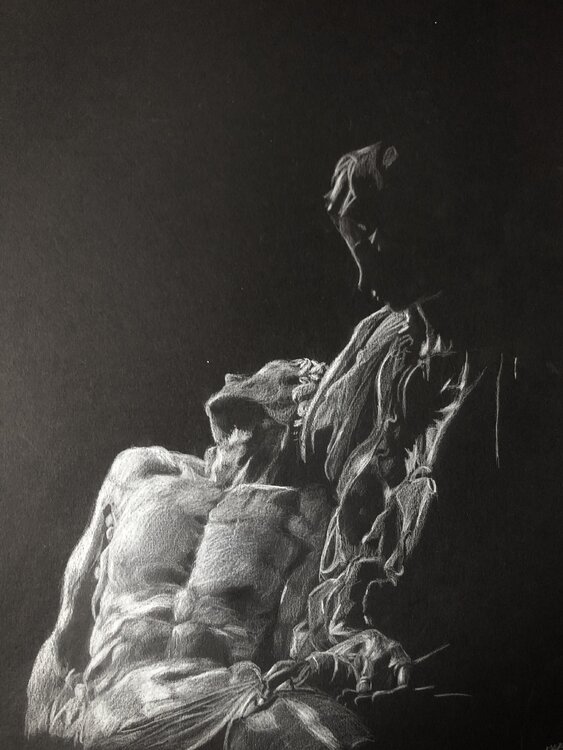 La Pietà de Michel Ange Marie-Alix Bourely