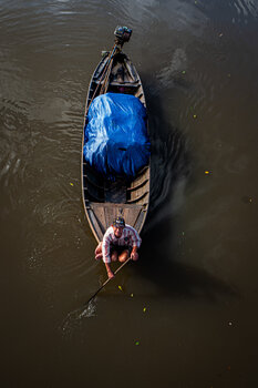Bateau sur kle Mekong 3 David Bourbasquet