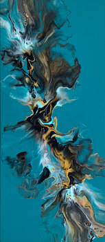 DANCING FANTASY ORIGINAL ACRYLIC ON CANVAS 30x70cm Tatiana Malinovscaia