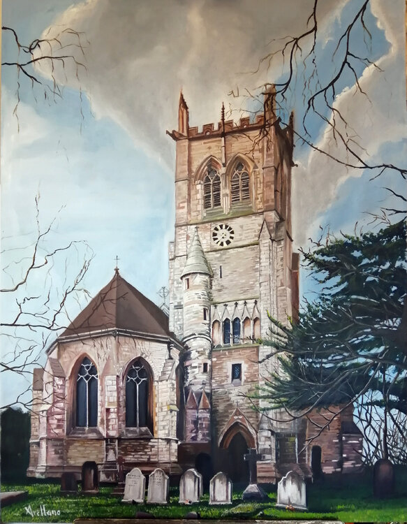 La iglesia rosa, Inglaterra Francisco Arellano