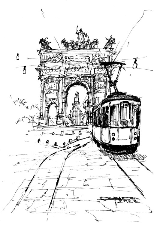 MILANO, ARCO DELLA PACE Fabrizio Cancelliere