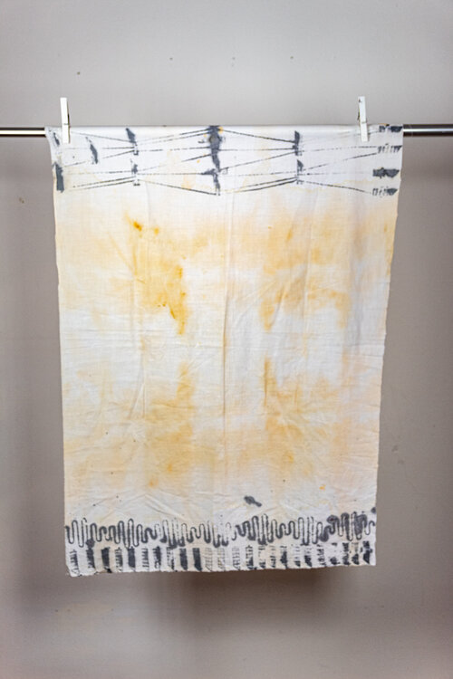 We are all into the same labyrinth, textile art, Berlin 2021 Marina Di Luce