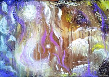 Framed poster "Divine Light" Elena Gerasimova