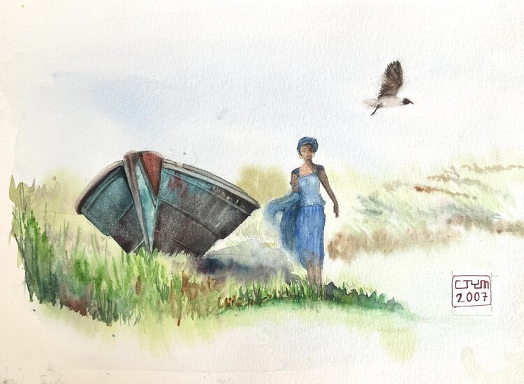 Rencontre sur la lagune Yung-Marina CO TRUNG