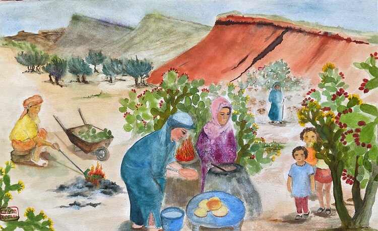 Femmes paysannes, Haffouz, Tunisie Yung-Marina CO TRUNG