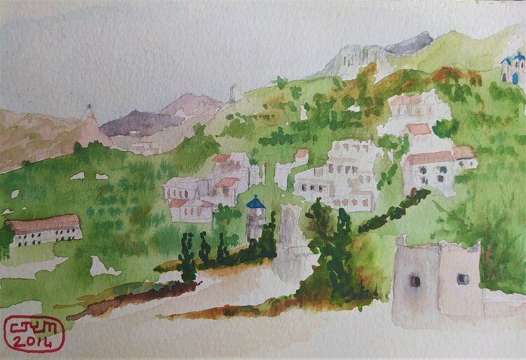 Galini, Naxos, Cyclades (2). Yung-Marina CO TRUNG