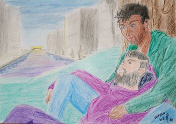 Moment de pause en ville Willy HERVY