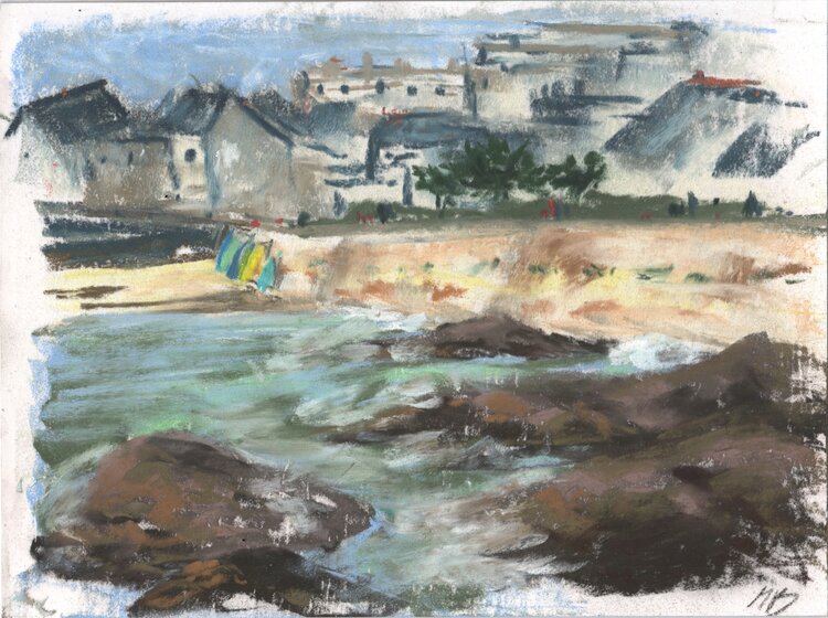 Concarneau, la corniche Marion Broca