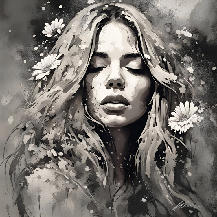 FILLE AUX FLEURS #22 Khélène