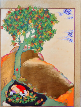 L'Homme lové 21 x 29,7 cm Laureen Topalian