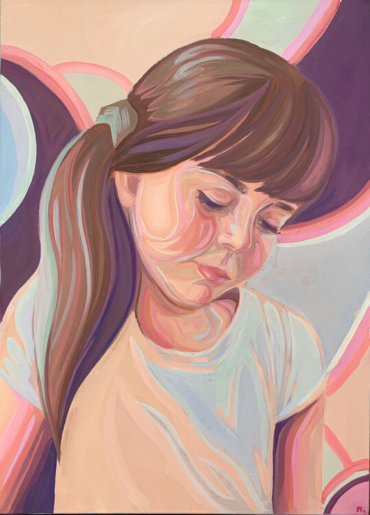 Zofia's fractal portrait Angelika Korzeniowska