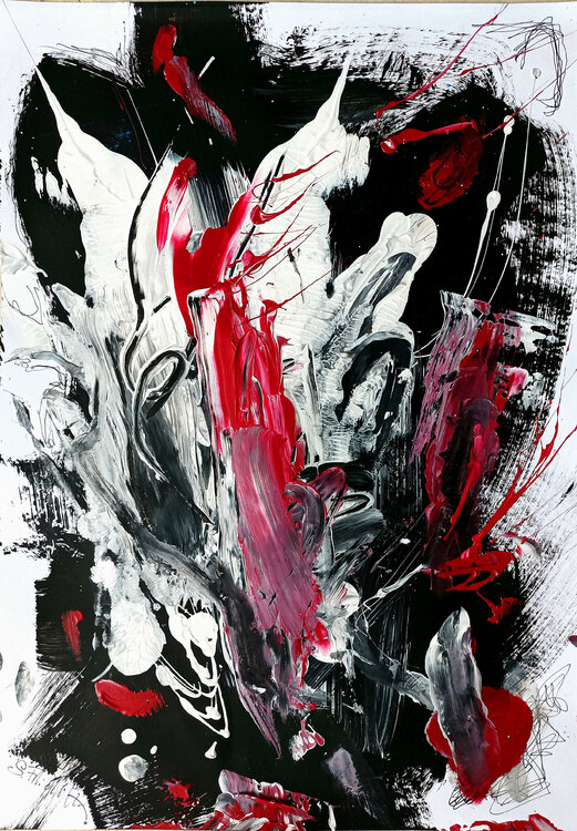 Red explosion Saverio Filioli Uranio