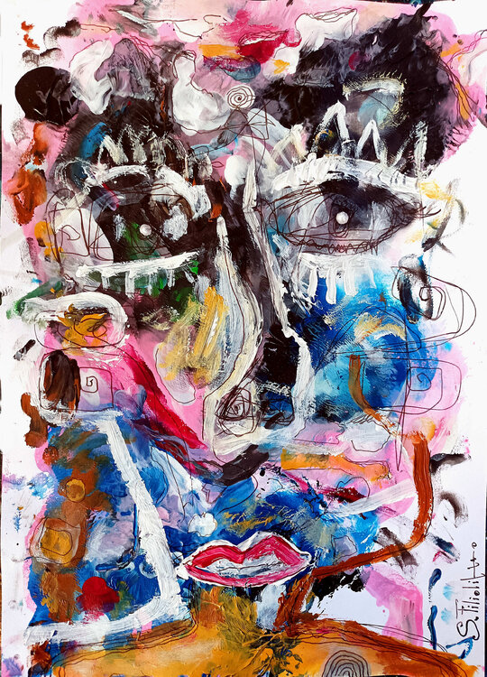 Abstract face Saverio Filioli Uranio
