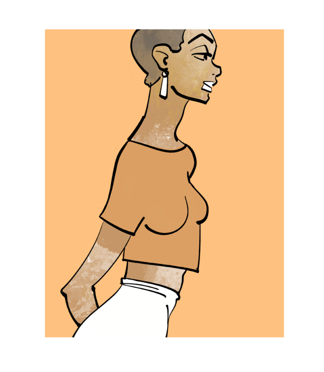 Woman in Orange kevin Roper