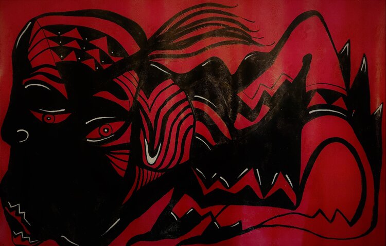 Dragonne Ball Red Camille Mazet