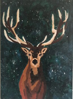 Rudolph, der Hirsch Roswitha Langemeier