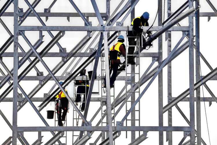 Les hommes de chantier Chantal Gayaud