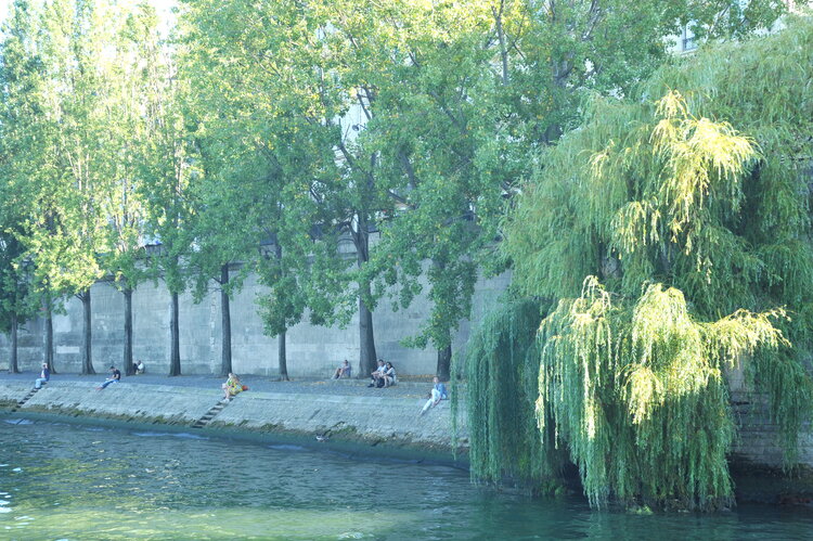A Paris sur les bords de la Seine, au printemps 2010 Chantal Gayaud