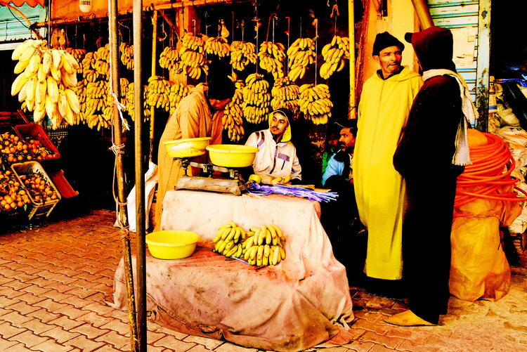 Le marchand de bananes Chantal Gayaud