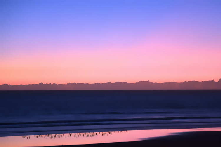 bord de mer au cr&puscule Chantal Gayaud