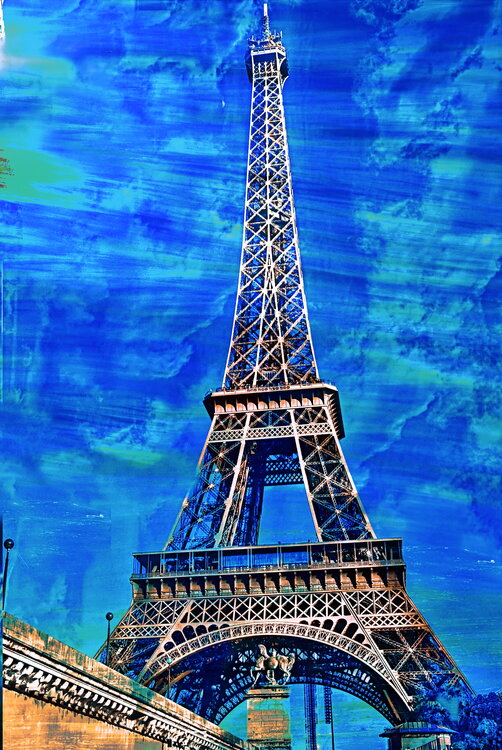 la dame de fer  à Paris capitale de la France Chantal Gayaud