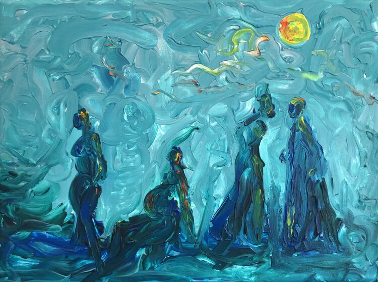 La passion bleue Anas Nassar